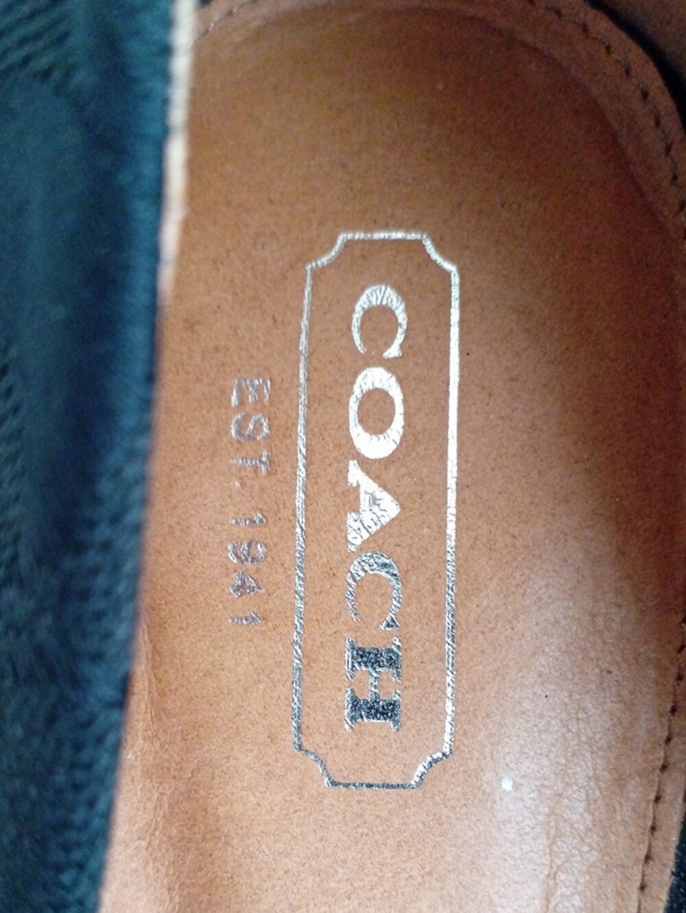COACH Black Signature Monogram Pointed Toe Heels Size 10B | Designer Dress Shoes - Picture 3 of 17